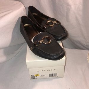 Anne Klein Black Flats/Loafers